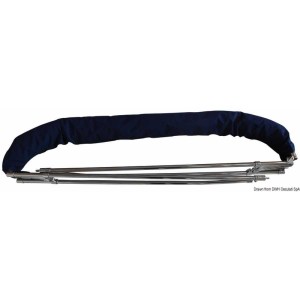 Capottina parasole pieghevole SHADE MASTER FLY INOX DEEPTH, 4 archi
