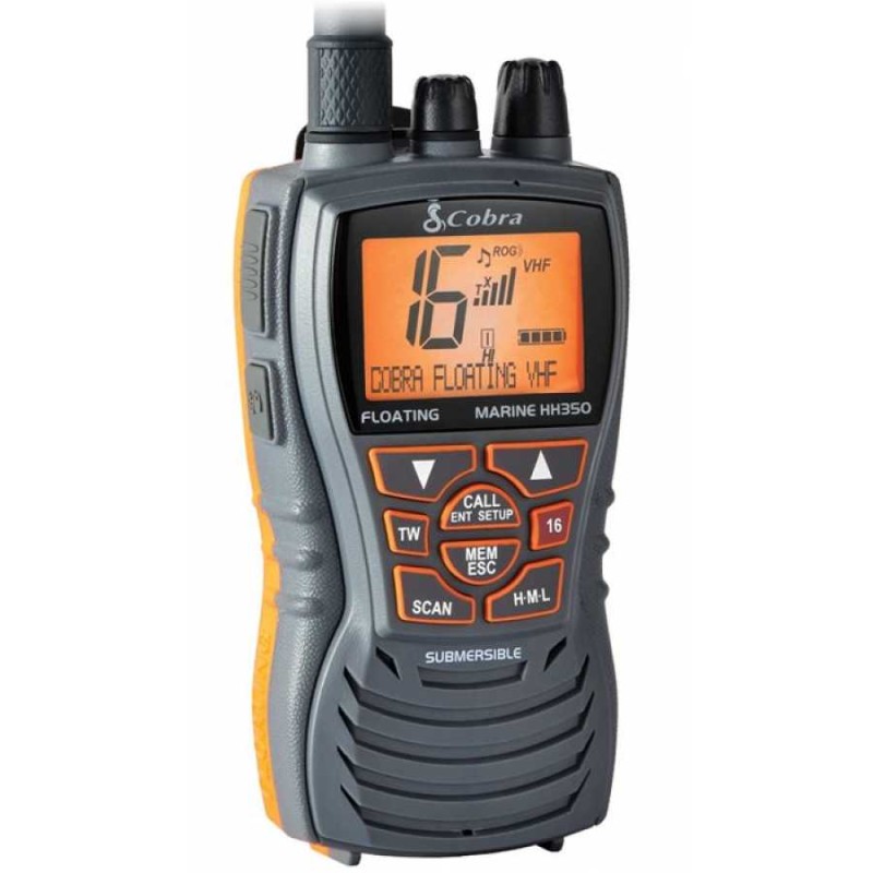 VHF portatile Cobra Marine MR HH350 FLT EU galleggiante e immergibile